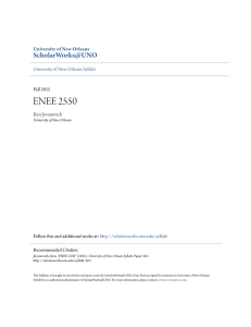 ENEE 2550 - ScholarWorks@UNO