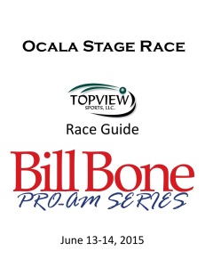Race Guide Ocala Stage Race