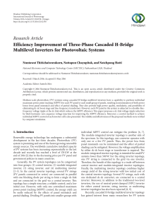 Efficiency Improvement of Three-Phase Cascaded H