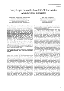 Fuzzy Logic Controller based SAPF for Isolated Asynchronous