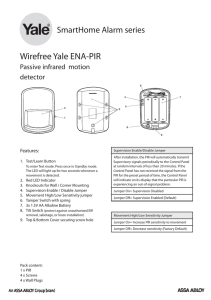 Wirefree Yale ENA-PIR - Free Instruction Manuals