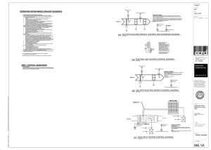 misc. control sequences operating room smoke exhaust sequence