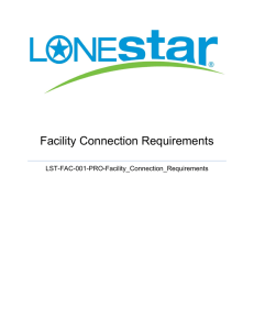 Facility Connection Requirements