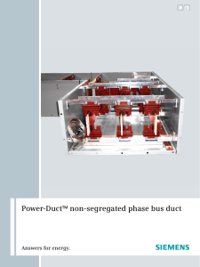 Power-Duct™ non-segregated phase bus duct