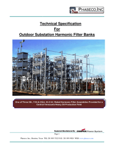 Technical Specification for Outdoor Substation