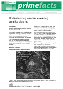 Understanding weather - reading satellite pictures