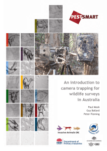 An introduction to camera trapping for wildlife