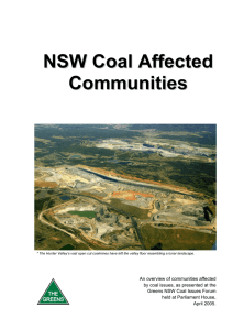 NSW Coal Affected Communities
