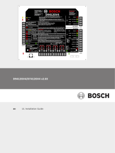 D9412GV4/D7412GV4 v2.03 - Bosch Security Systems