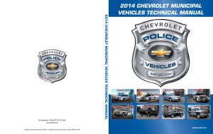2014 chevrolet municipal vehicles technical manual