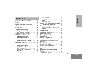 CONTENTS - Motorola Solutions