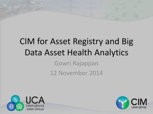 CIM for Asset Registry