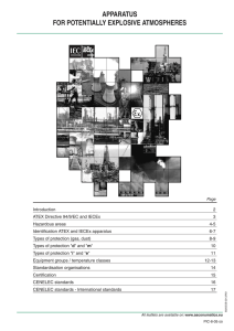 apparatus for potentially explosive atmospheres