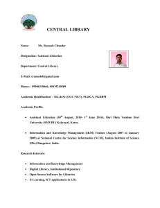 central library - Central University of Jammu