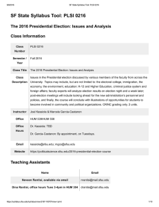 plsi 216 course syllabus - Department of Political Science