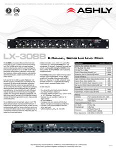 LX−308B - Ashly Audio