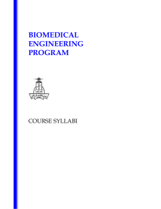 Biomedical Course Syllabi