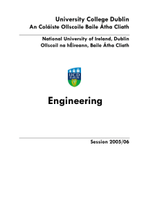 Engineering - University College Dublin