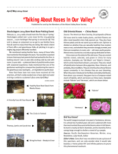 April/May 2014 News - Richmond Rose Garden