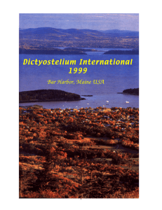 Dicty 1999 Abstract book