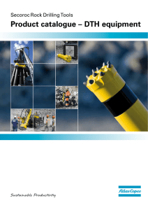 Product catalogue – DTH equipment