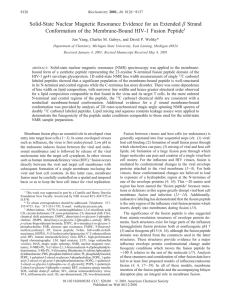 Solid-State Nuclear Magnetic Resonance Evidence for an Extended