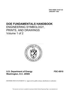 Fundamentals Handbook Engineering Symbology, Prints, and