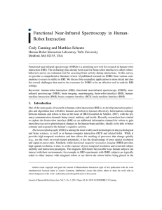 Functional Near-Infrared Spectroscopy in Human