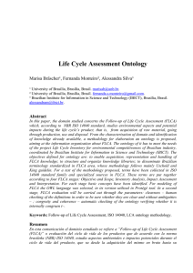 Life Cycle Assessment Ontology