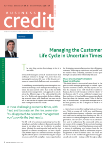 Managing the Customer Life Cycle in Uncertain Times