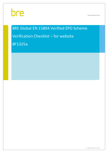 Verification Checklist