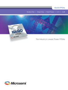 IGLOO Low-Power Flash FPGAs Brochure
