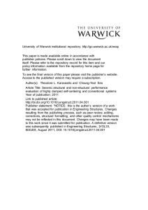 Seismic structural and non-structural performance evaluation of