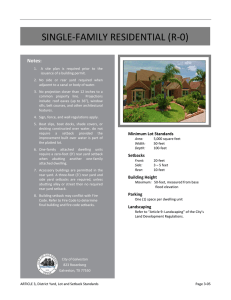 SINGLE-FAMILY RESIDENTIAL (R-0)