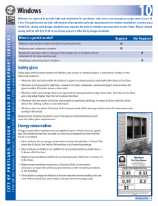Windows - The City of Portland, Oregon