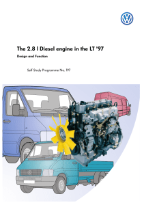 The 2.8 l Diesel engine in the LT `97