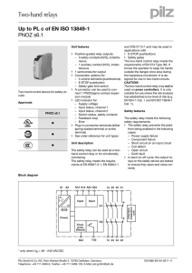 Two-hand relays - ND Electric Co., Ltd.