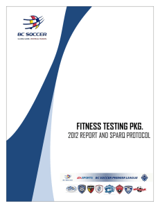 Fitness Test Protocol - EA Sports BC Soccer Premier League