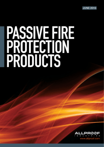 Passive Fire Protection Products