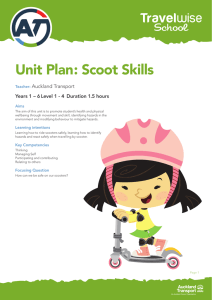 Unit Plan: Scoot Skills
