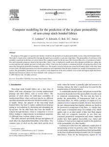 Computer modelling for the prediction of the in-plane