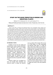 study on the noise prediction in