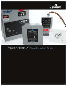 POWER SOLUTIONS :: Surge Protection Panels