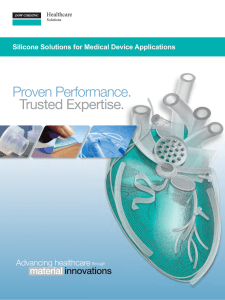Silicone Solutions for Medical Device Applications