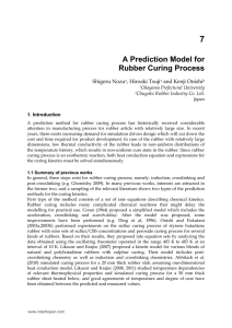 A Prediction Model for Rubber Curing Process