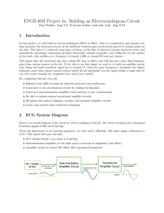 ENGR40M Project 4a: Building an Electrocardiogram Circuit