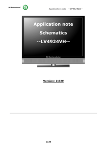 Application note Schematics --LV4924VH