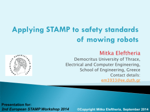Eleftheria Mitka, Applying STAMP to safety standards of mowing