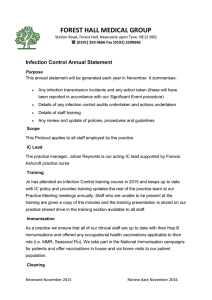 Infection control statement 2015