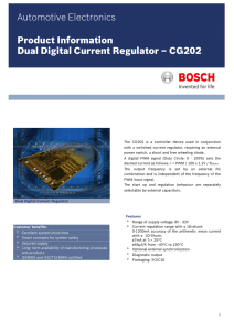 Automotive Electronics Product Information Dual Digital Current